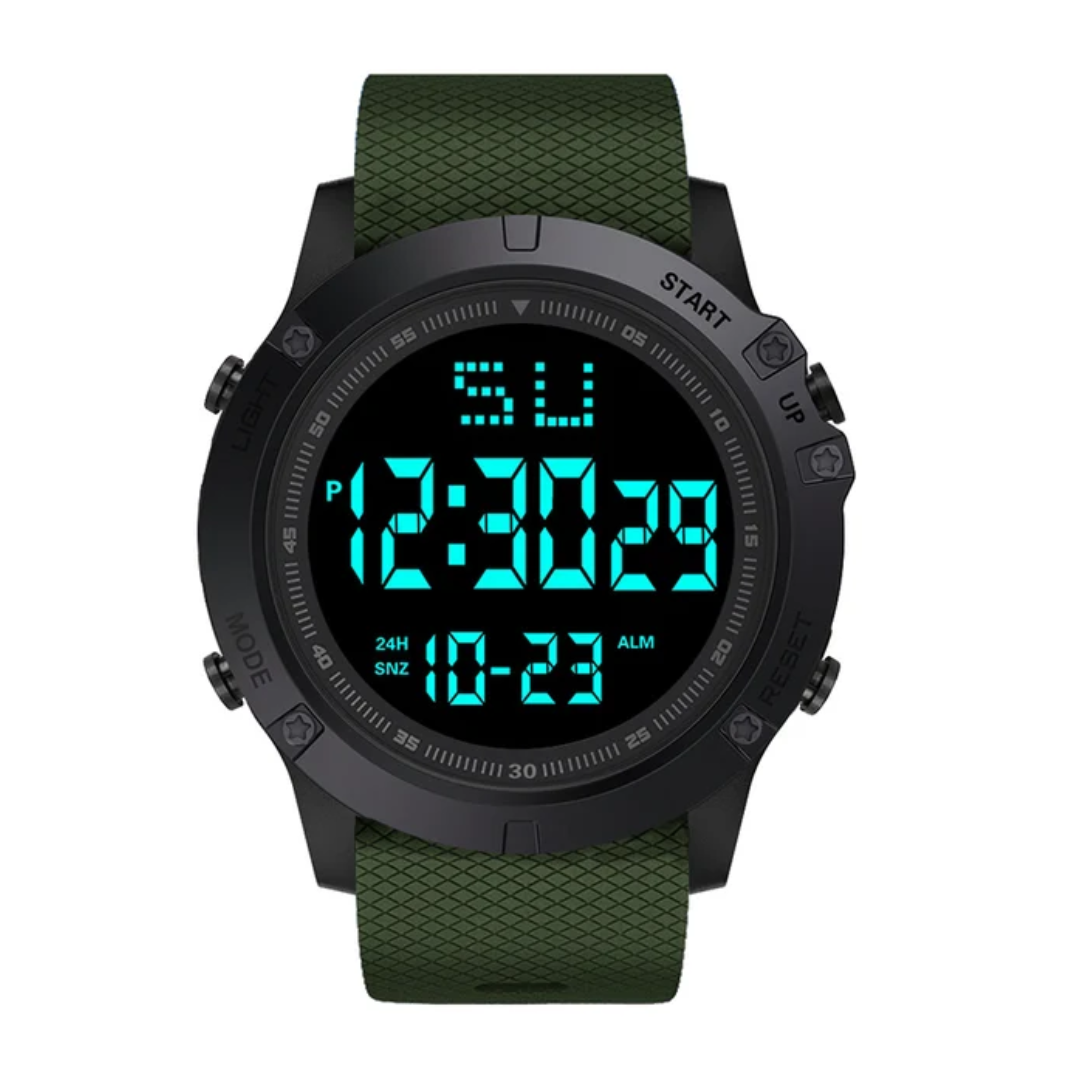 Men’s Digital Outdoor Watch Water Resistant Sports Wristwatch
