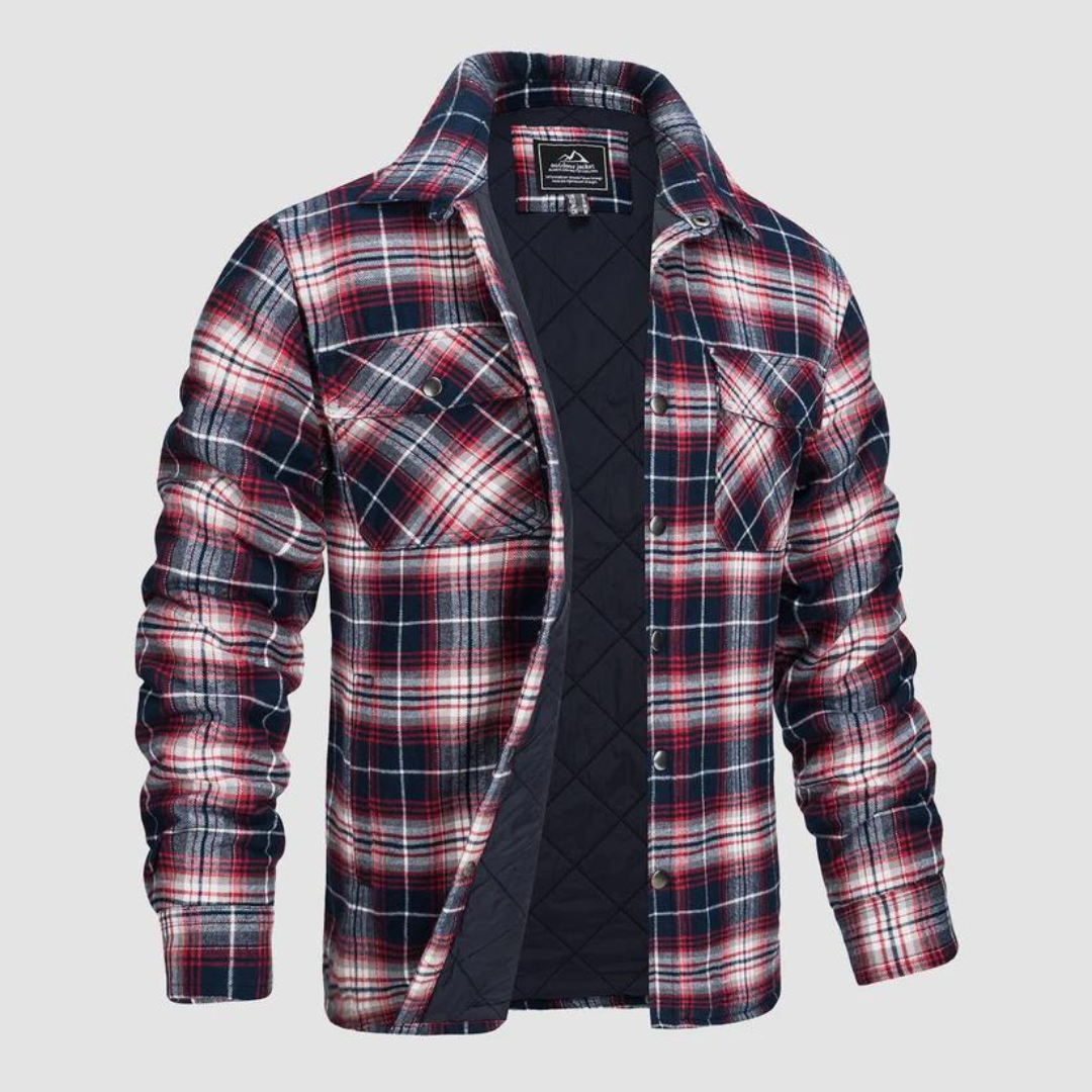 Men’s Lumberjack Jacket Lined Warm Durable Outdoor Work Coat
