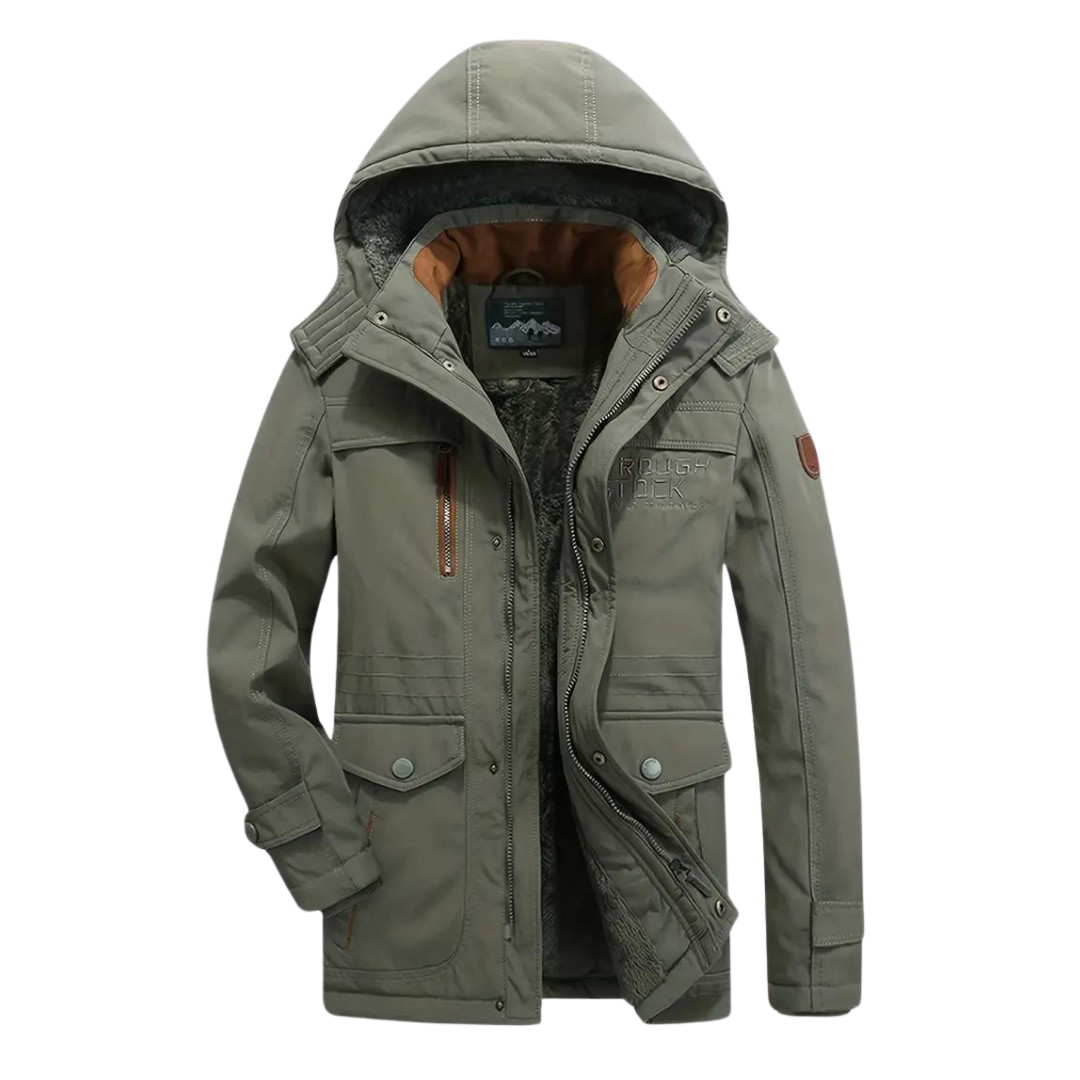 Waterproof Windproof Lined Outdoor Jacket Warm Winter Coat