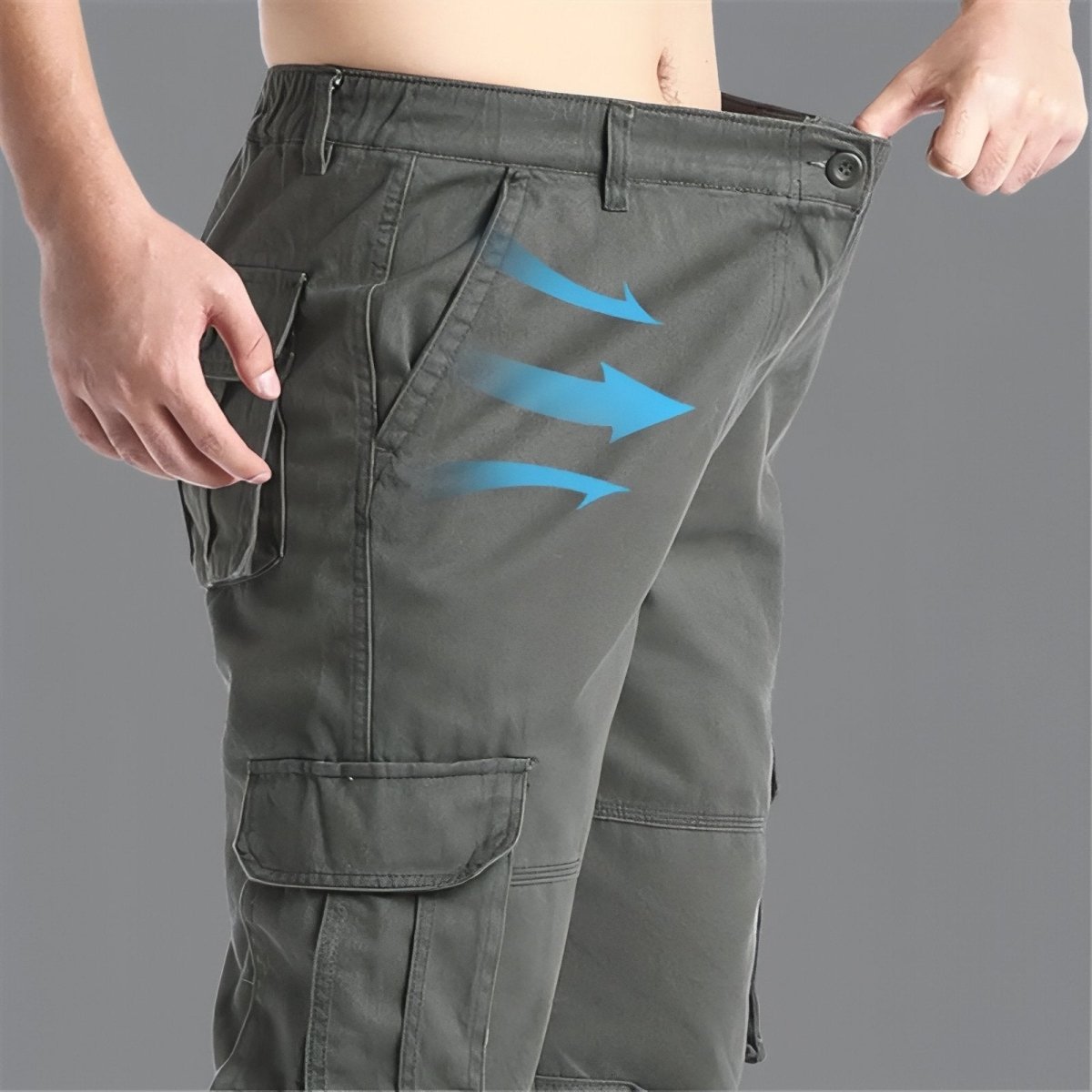 Breathable Cargo Hiking Pants Durable All Season Trekking Trousers
