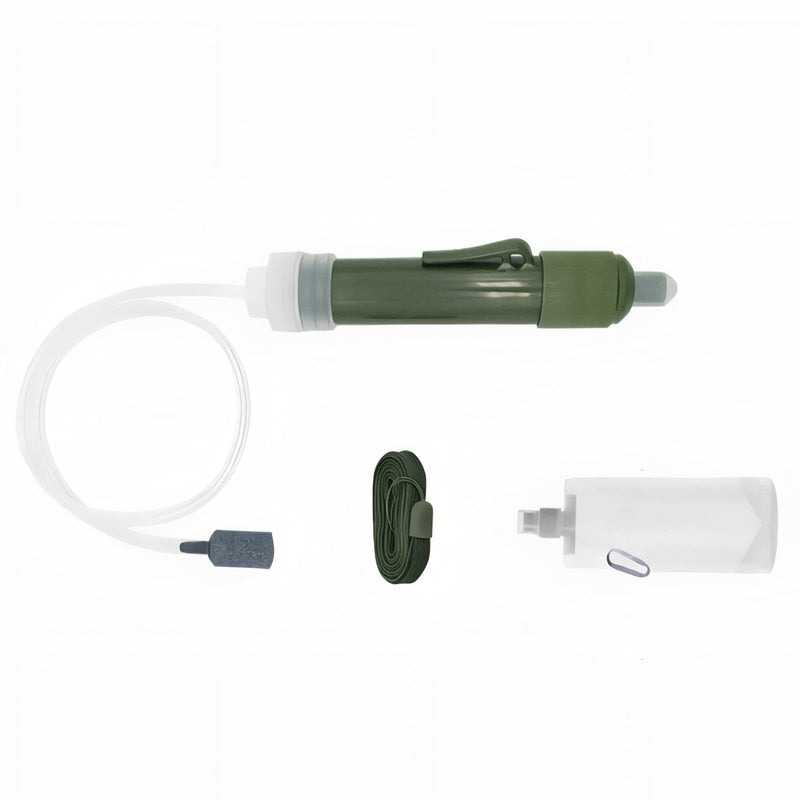 Portable Water Filter Straw Hiking and Camping Survival Gear