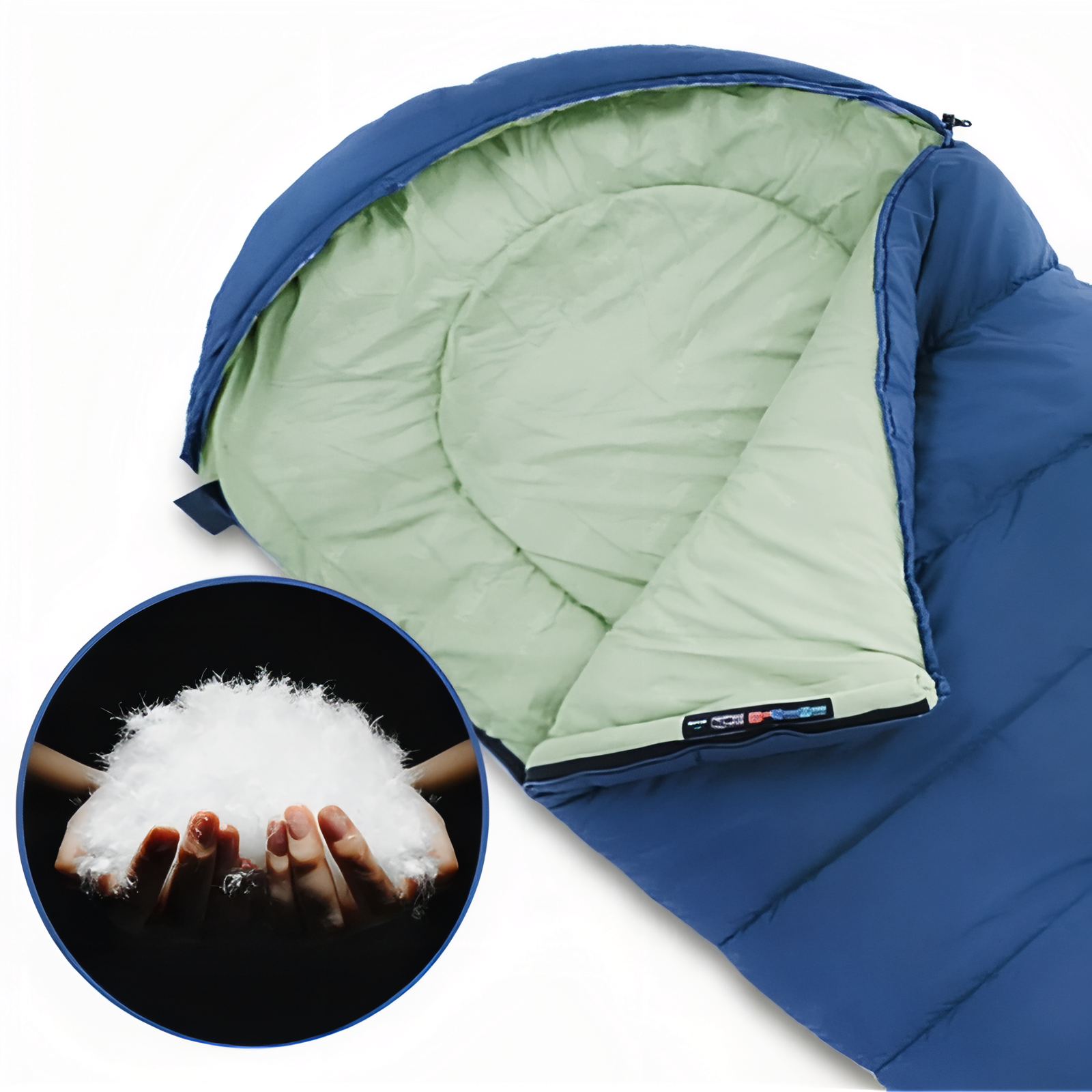 Ultralight 3-Season Mummy Sleeping Bag for Backpacking and Camping