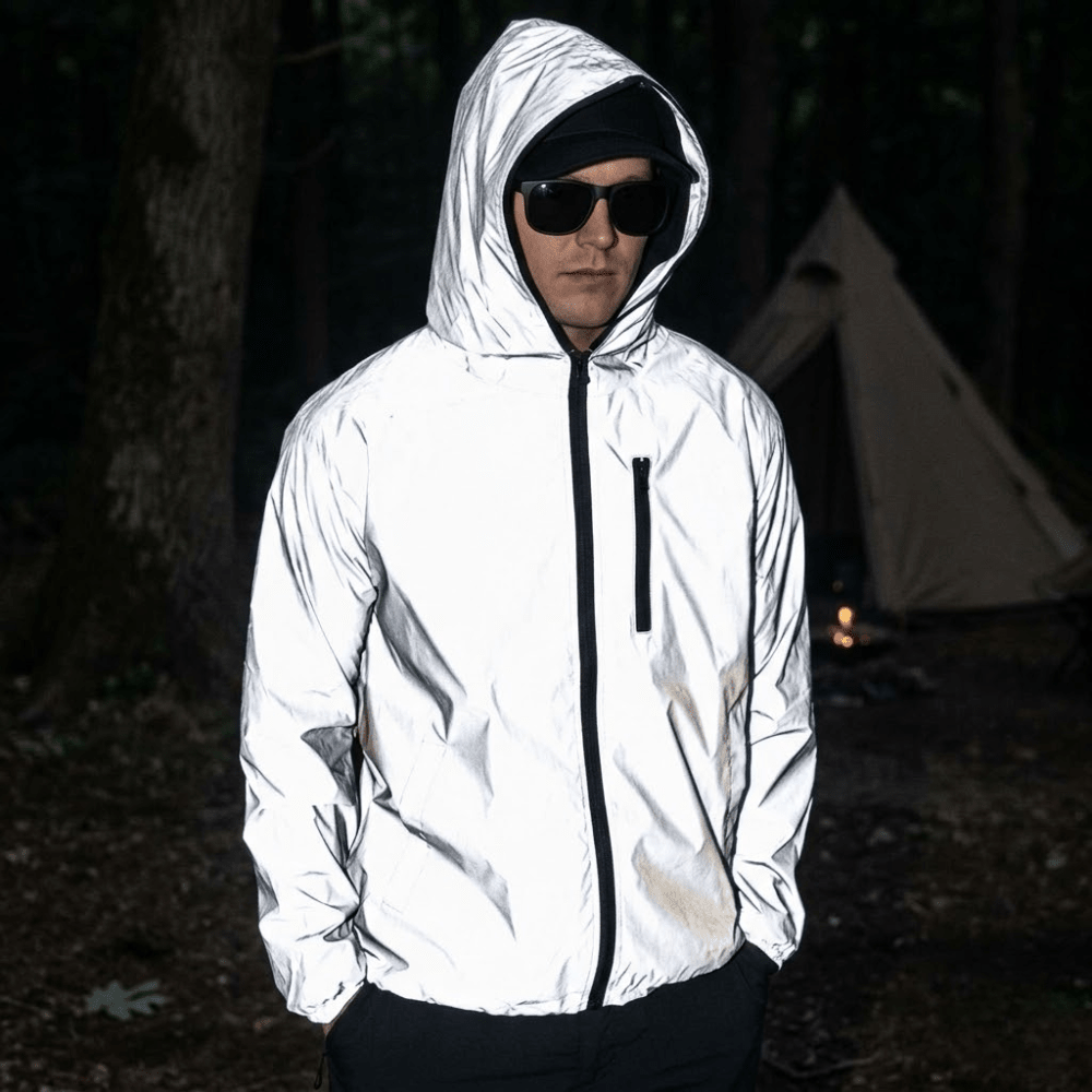 Waterproof Reflective Outdoor Jacket Unisex Hiking and Cycling Shell