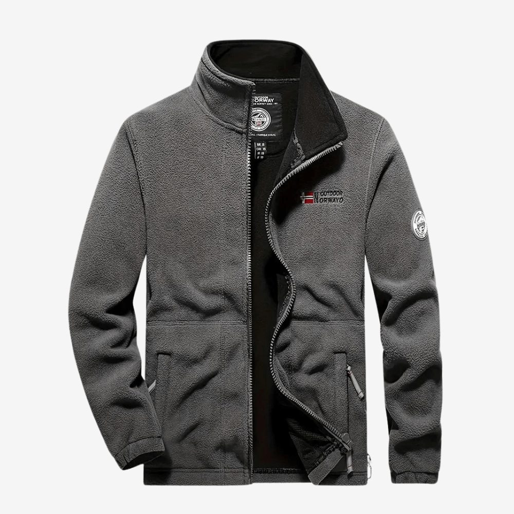 Men's Breathable Thermal Fleece Jacket Warm Outdoor Hiking Coat