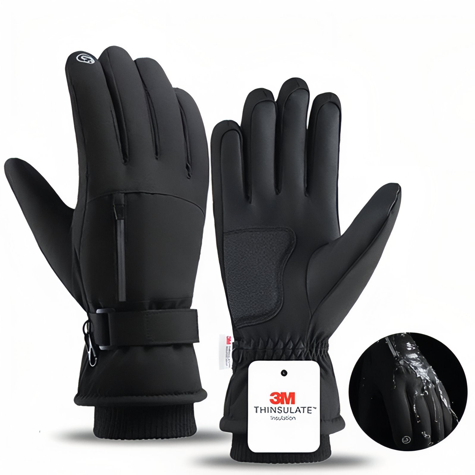 Extreme Cold Weather Hiking Gloves Waterproof Winter Trekking Gloves