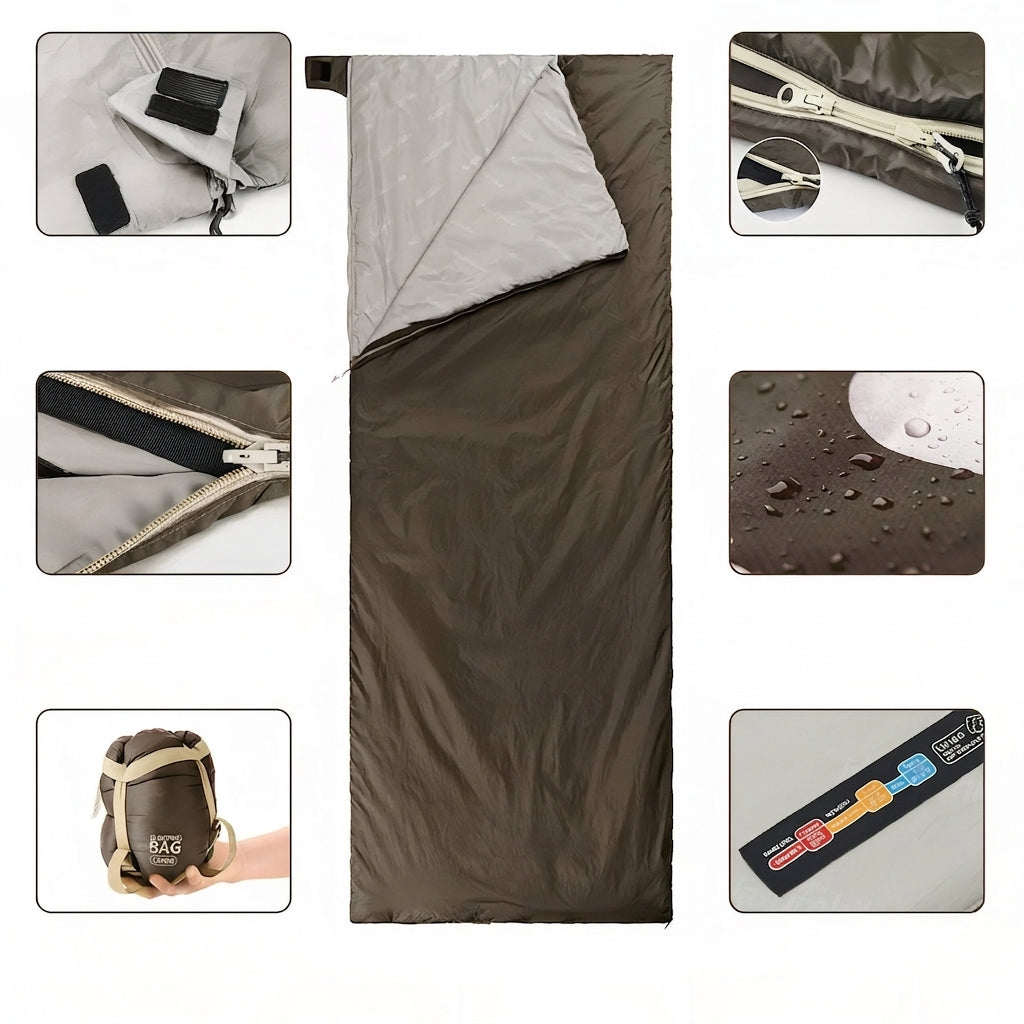 Ultralight Summer Sleeping Bag Lightweight Packable Backpacking Blanket