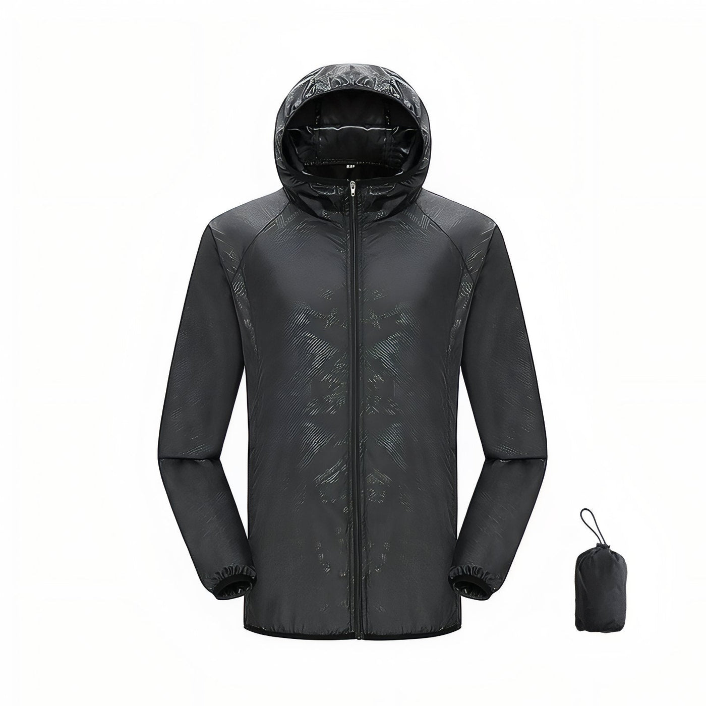 Waterproof Packable Rain Jacket Lightweight Unisex Hiking Windbreaker
