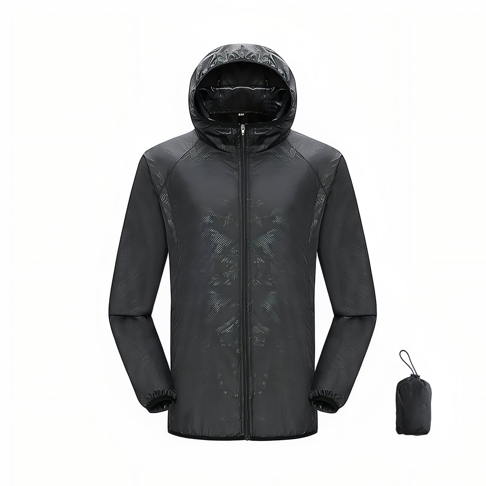Waterproof Packable Rain Jacket Lightweight Unisex Hiking Windbreaker