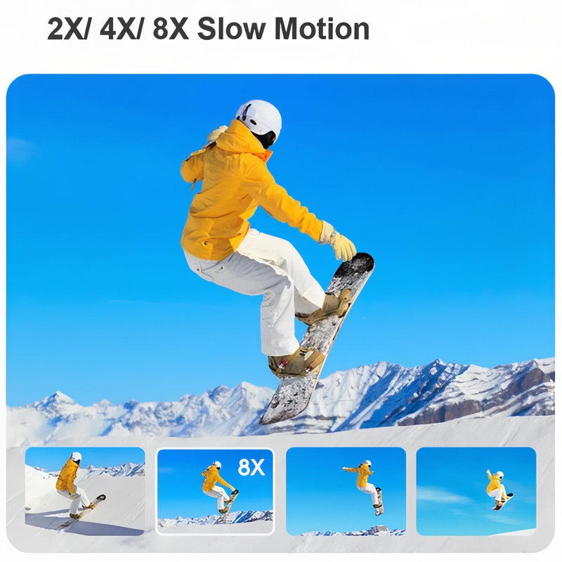 4K Head-Mounted Action Camera Hands-Free Portable Hiking Camcorder – product view 5 | Great Lakes Outdoor