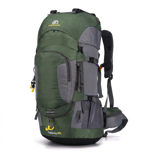 60L Waterproof Trekking Backpack Padded Harness Hiking Rucksack