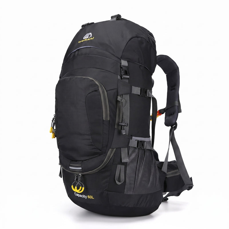 60L Waterproof Trekking Backpack Padded Harness Hiking Rucksack, product photo 6