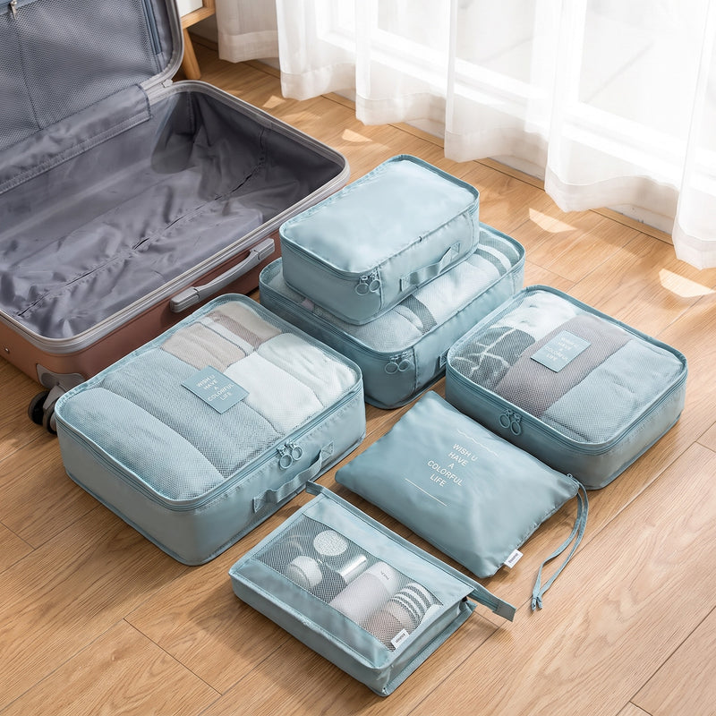 8 Piece Packing Cube Set Luggage Organizer Travel Storage Bags, product photo 5