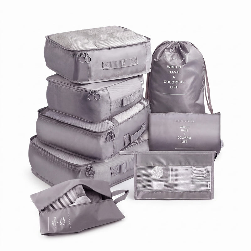 8 Piece Packing Cube Set Luggage Organizer Travel Storage Bags, product photo 9