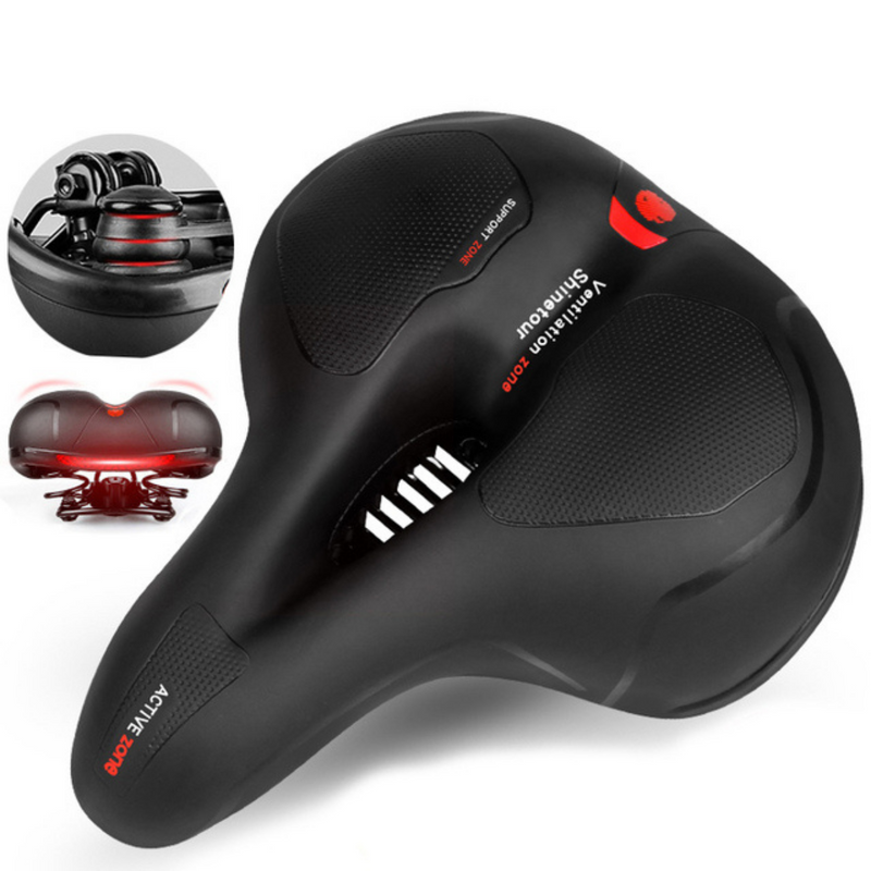 ActiveZone Ergonomic Bike Saddle – Shock-Absorbing – product view 4 | Great Lakes Outdoor