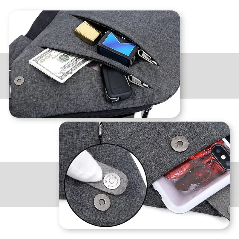 Anti-Theft Shoulder Bag Travel Crossbody Lightweight Sling Bag – product view 6 | Great Lakes Outdoor