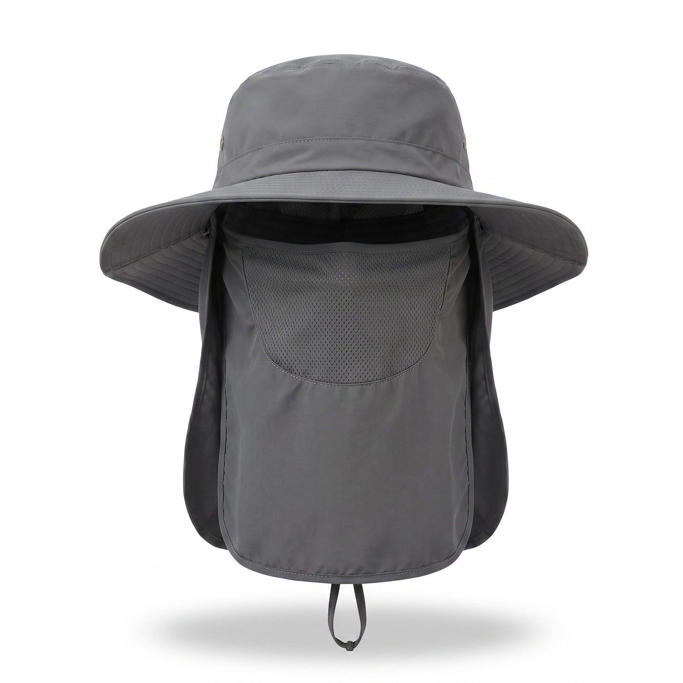 Anti UV Hiking Hat Mesh Vented Neck Cover Insect Shield Wide Brim, product photo 1