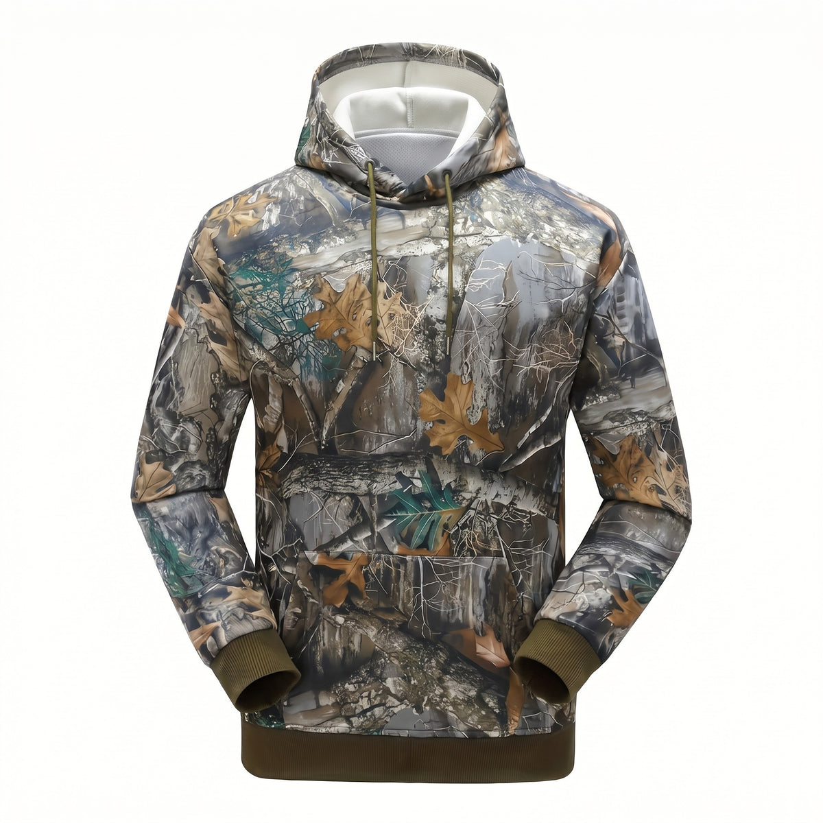 Camo Heated Hoodie 7 Heating Zones USB Unisex Hunting Sweatshirt, product photo 1
