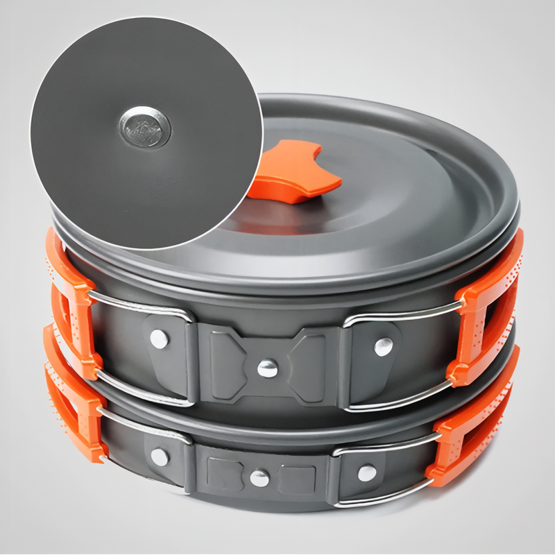 Camping Cookware Set 2-Person Lightweight Backpacking Mess Kit – product view 8 | Great Lakes Outdoor