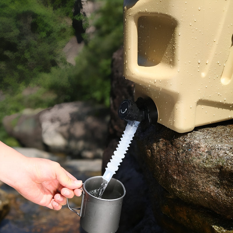 Camping Water Jug 12L Portable Hydration Container with Spigot – product view 7 | Great Lakes Outdoor