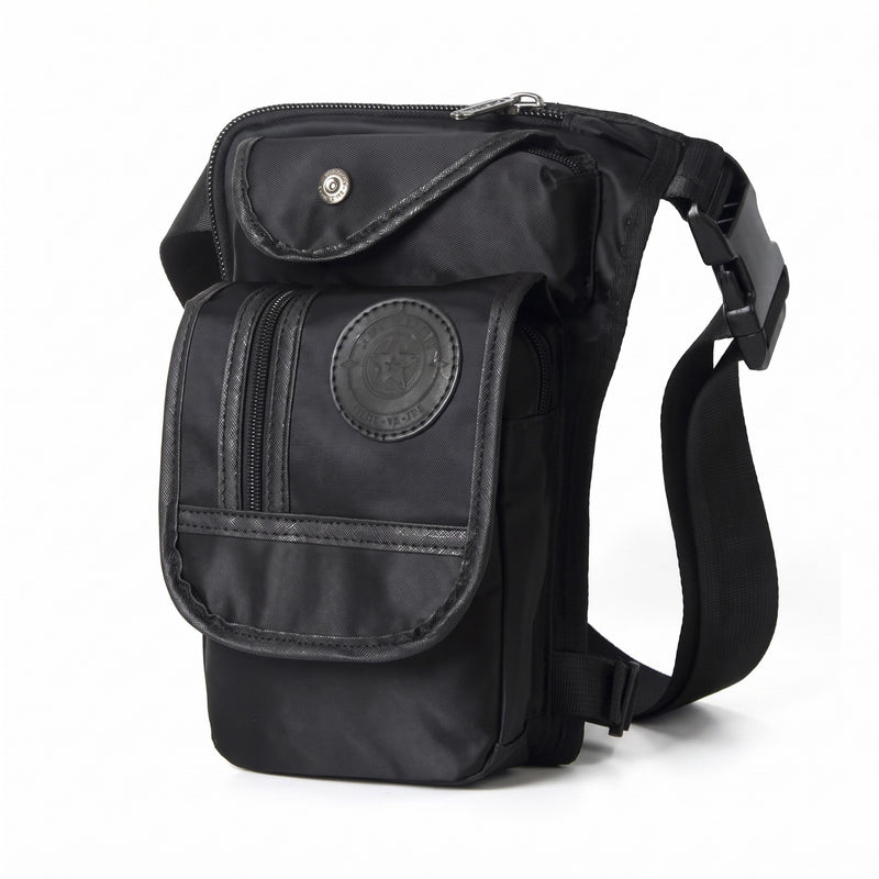Canvas Leg Bag Outdoor Motorcycle Thigh Pouch Hip Waist Pack, product photo 7