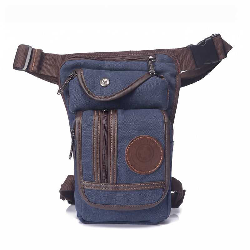 Canvas Leg Bag Outdoor Motorcycle Thigh Pouch Hip Waist Pack, product photo 8