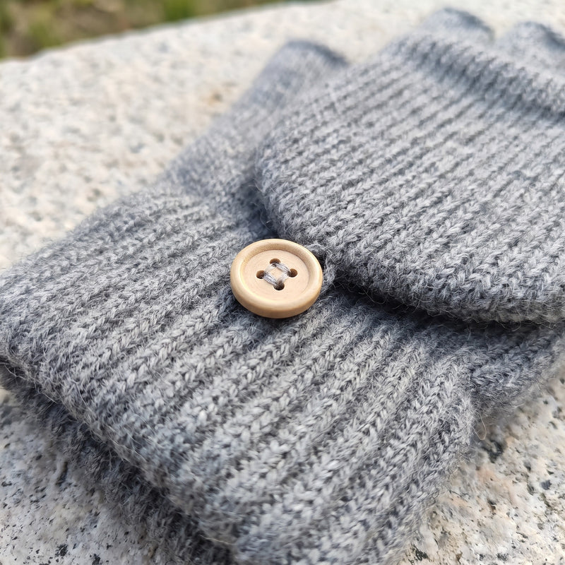 Cashmere Convertible Mittens Fingerless Knit Touchscreen Hand Warmers, product photo 4