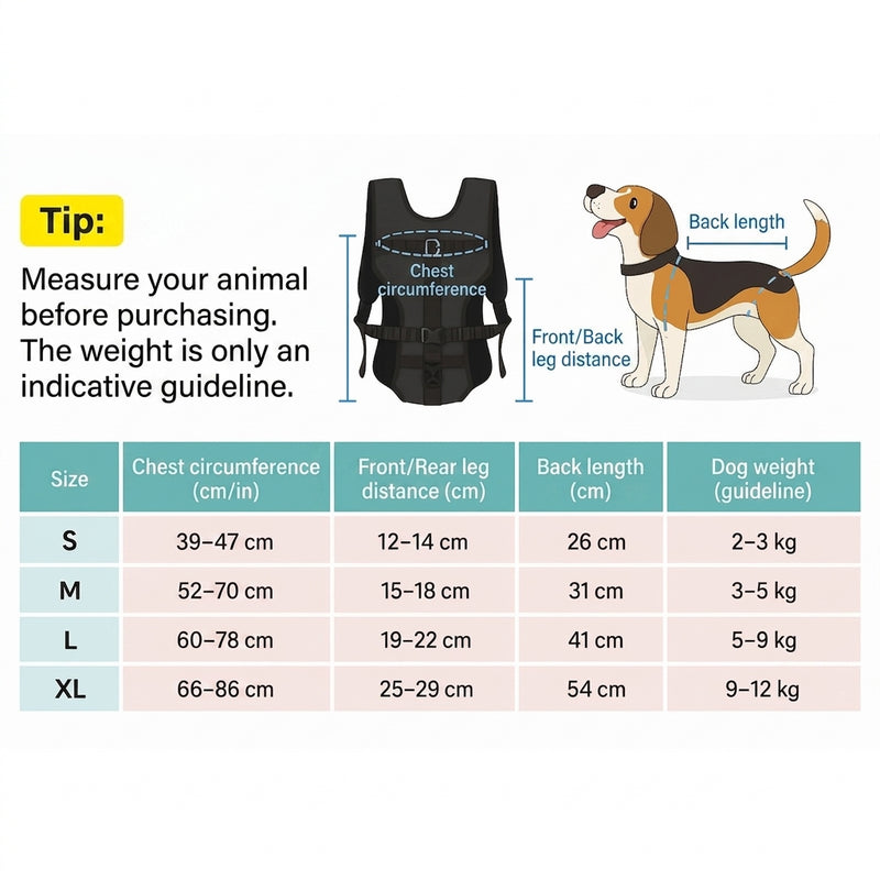 Dog Carrier Front Pack Ergonomic Hiking Harness for Small Pets – product view 19 | Great Lakes Outdoor