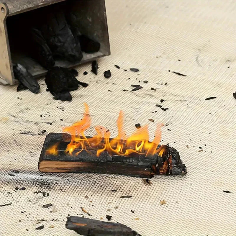 Fireproof BBQ Mat Heat Resistant Fire Pit Floor Protection Mat – product view 2 | Great Lakes Outdoor