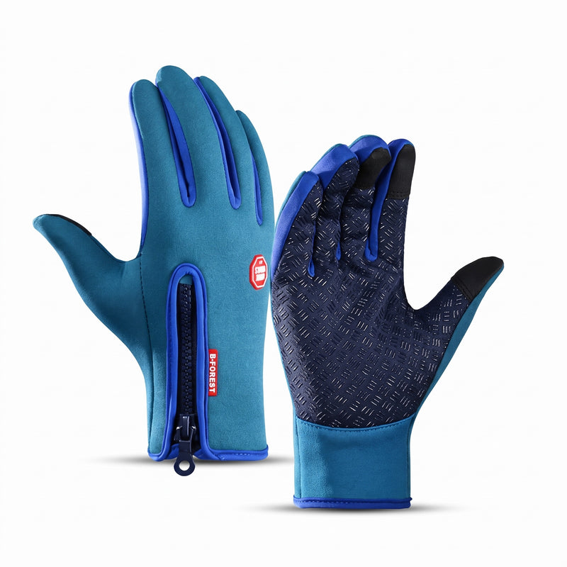 Fleece Winter Gloves Touchscreen Anti Slip Grip Warm Outdoor Mitts, product photo 6