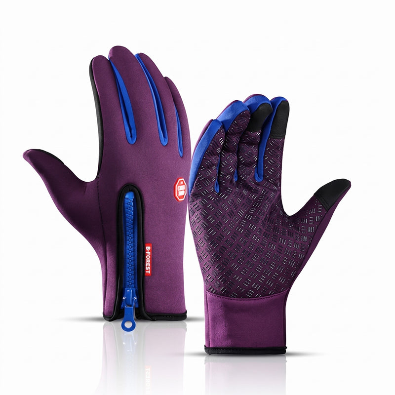 Fleece Winter Gloves Touchscreen Anti Slip Grip Warm Outdoor Mitts, product photo 7