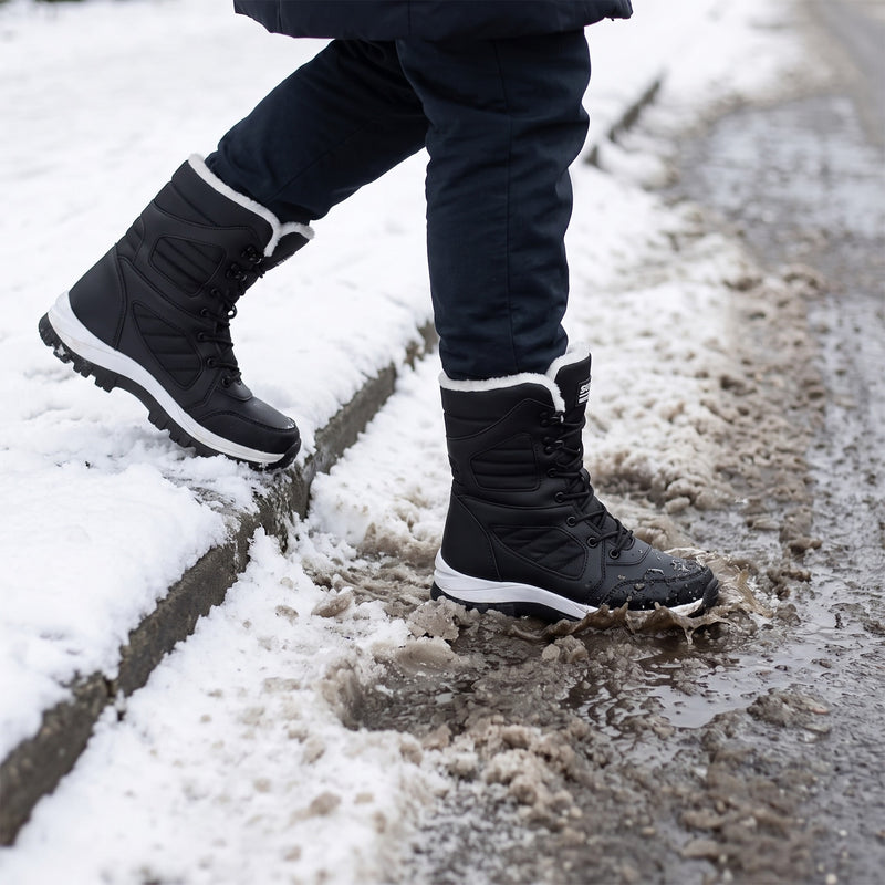 Fur Lined Snow Boots Women's Insulated Water Repellent Winter Footwear, product photo 5