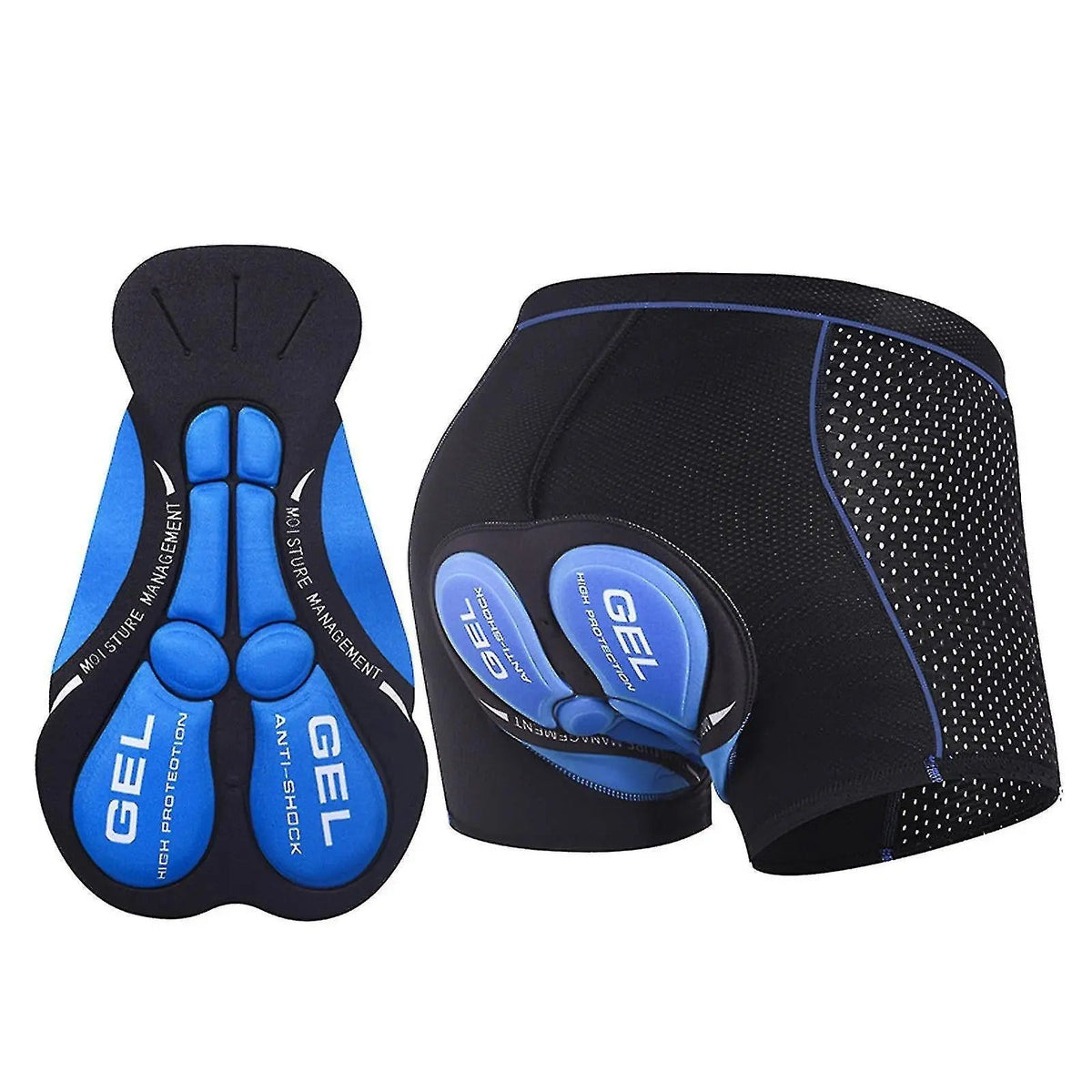 Gel Padded Cycling Shorts Unisex Breathable Bike Underwear – product view 1 | Great Lakes Outdoor