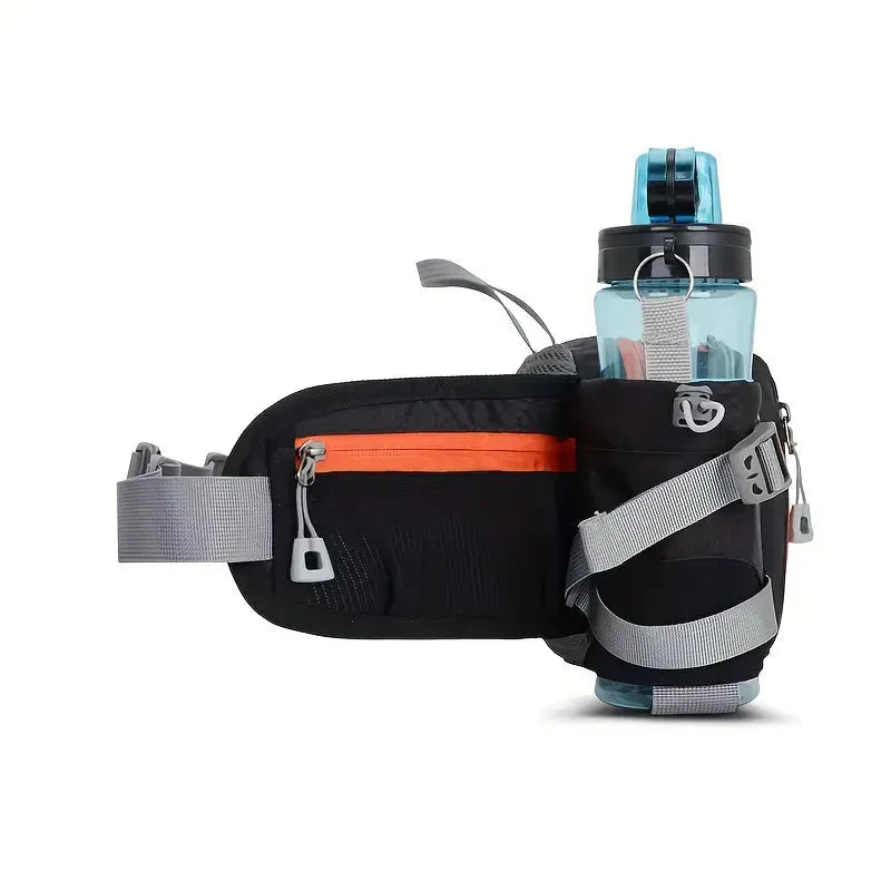 Hiking Waist Bag with Water Bottle Holder Outdoor Fanny Pack Unisex – product view 5 | Great Lakes Outdoor