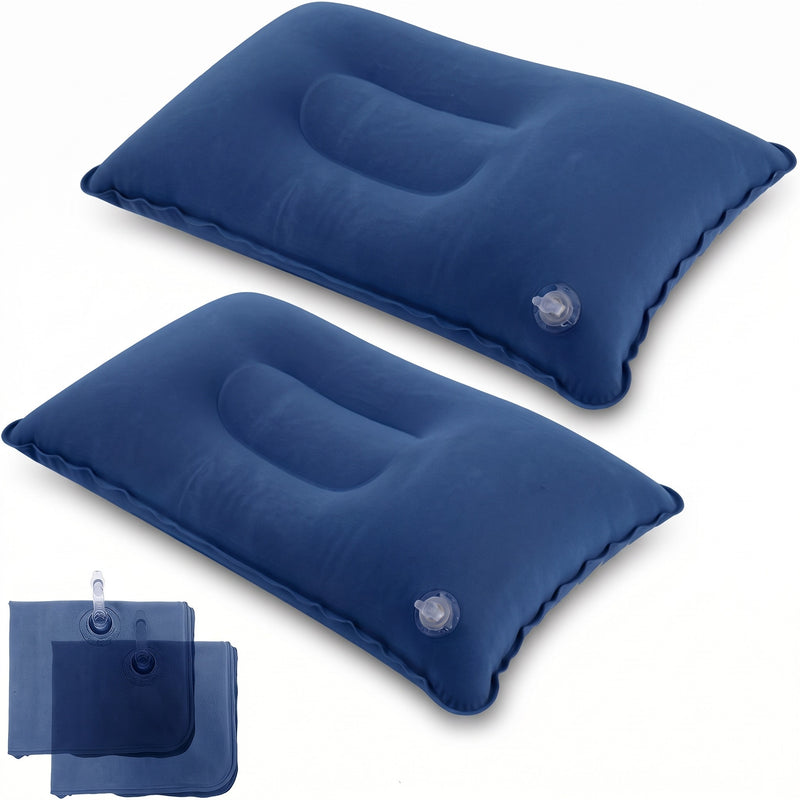 Inflatable Travel Pillow Neck Lumbar Support Camping Air Cushion, product photo 8