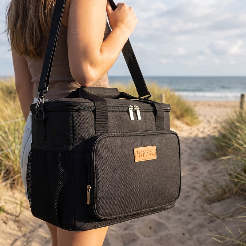 Insulated Cooler Bag 600D Oxford Leakproof PEVA Picnic Tote, product photo 5