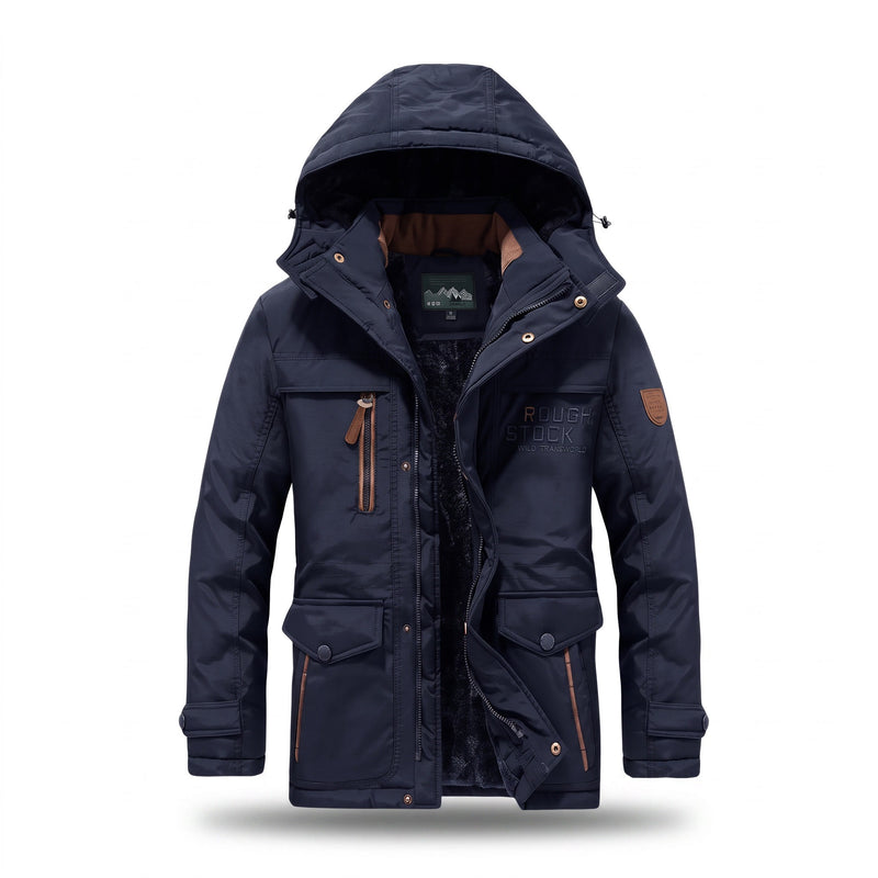 Insulated Waterproof Jacket Windproof Breathable Hooded Winter Coat, product photo 6