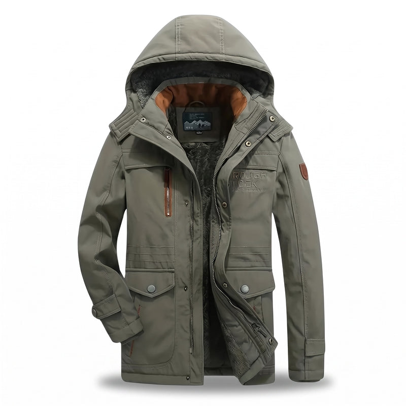 Insulated Waterproof Jacket Windproof Breathable Hooded Winter Coat, product photo 8