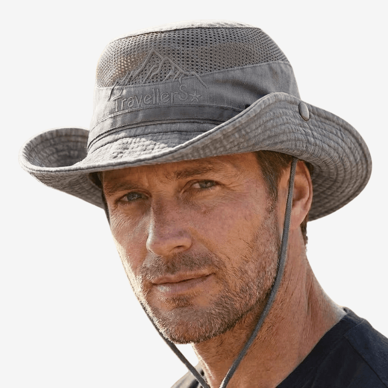 Lightweight Breathable Panama Hat Packable Mesh Summer Sun Cap – product view 5 | Great Lakes Outdoor
