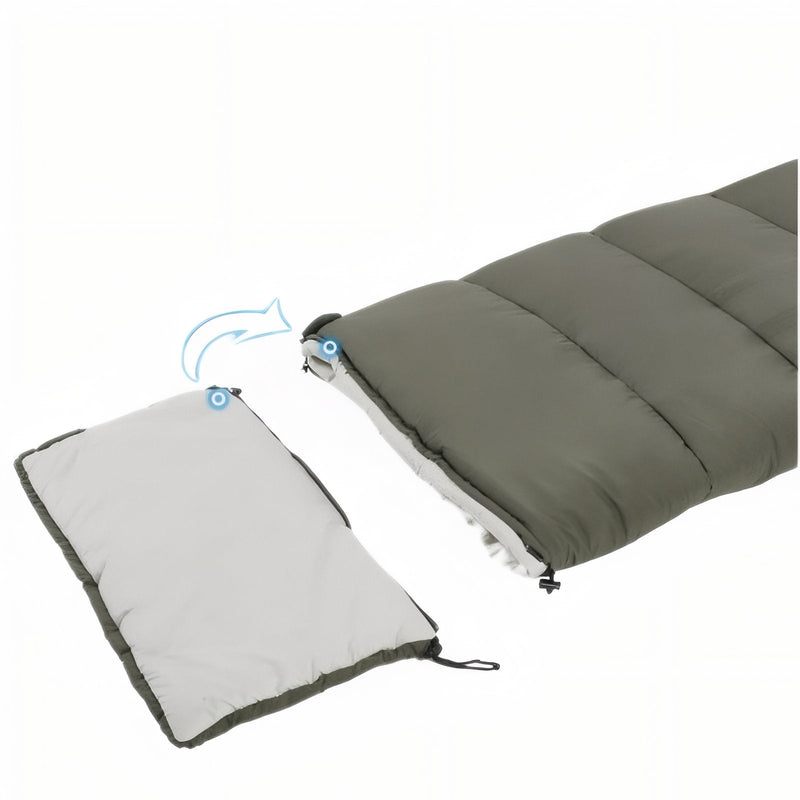 Lightweight Connectable Sleeping Bag Rectangular 4-Season Camping Gear – product view 14 | Great Lakes Outdoor