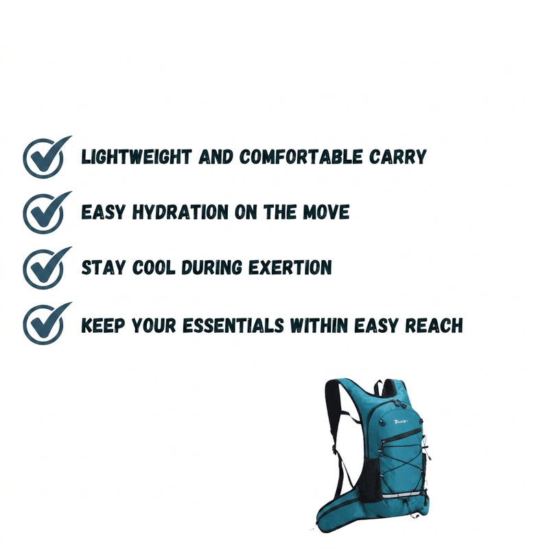 Lightweight Hiking Backpack Breathable Daypack for Cycling and Walking – product view 5 | Great Lakes Outdoor