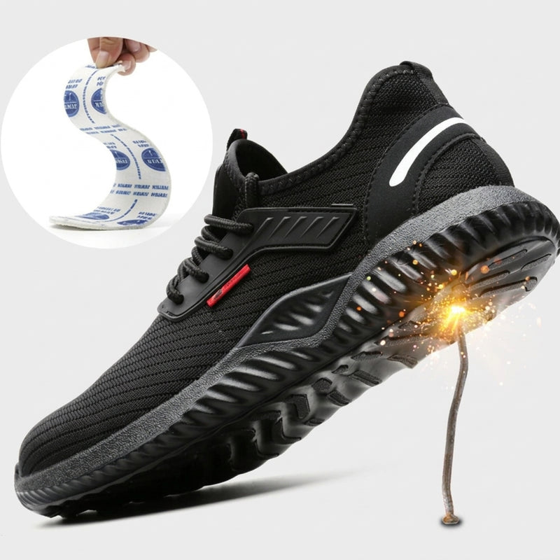 Lightweight Safety Work Shoes Breathable Steel Toe Outdoor Sneakers – product view 4 | Great Lakes Outdoor