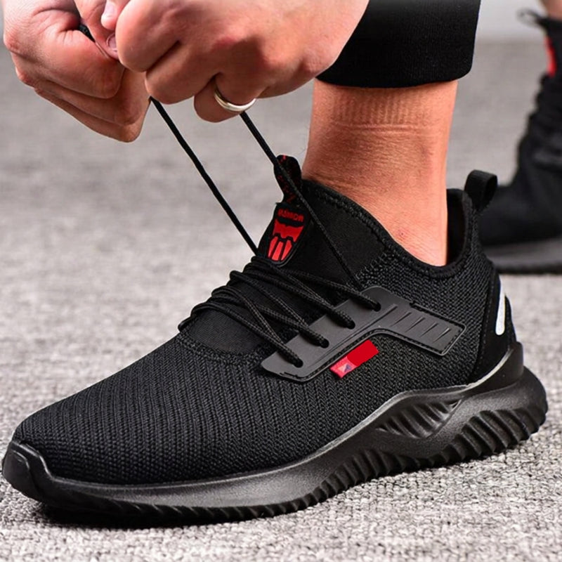 Lightweight Safety Work Shoes Breathable Steel Toe Outdoor Sneakers – product view 10 | Great Lakes Outdoor