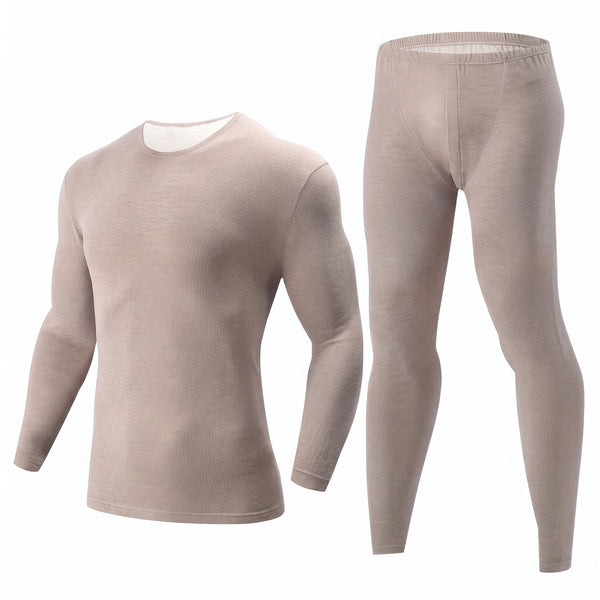 Men's Base Layer Set Slim Fit Long Sleeve Thermal Top Bottoms