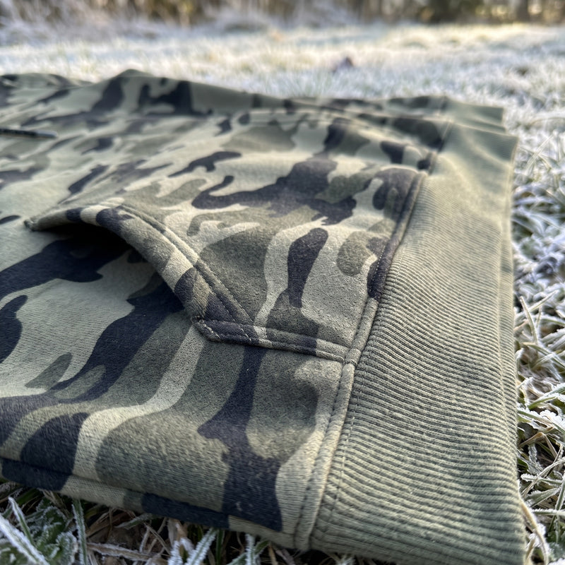 Men's Camo Hoodie Kangaroo Pocket Warm Army Style Hooded Sweatshirt, product photo 4