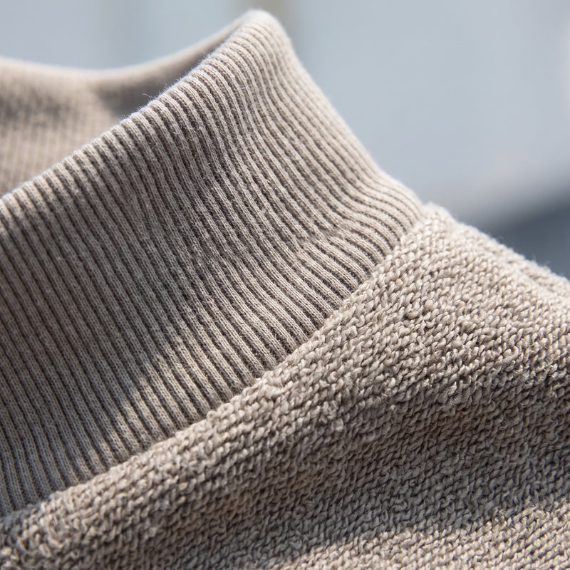 Men’s Cotton Sweatshirt Warm Casual Crew Neck Winter Pullover, product photo 4