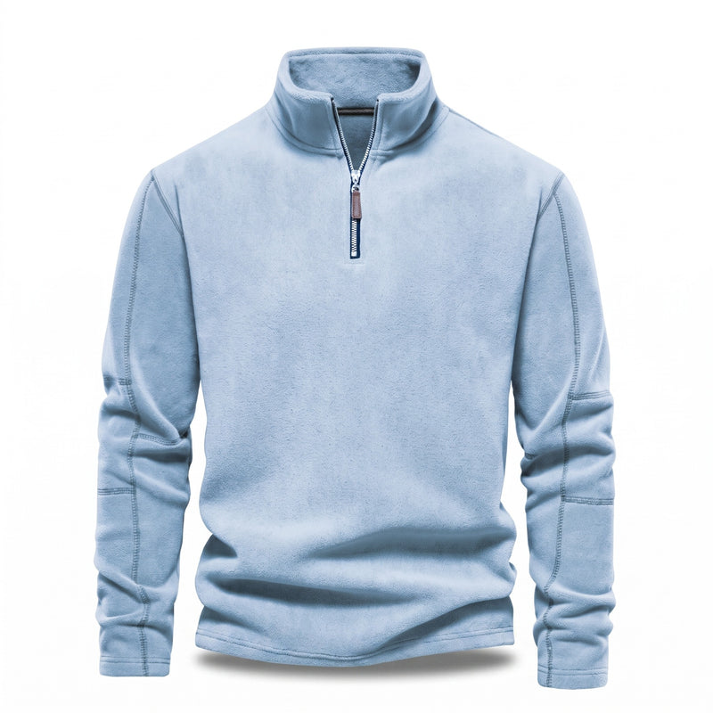Men’s Cotton Sweatshirt Warm Casual Crew Neck Winter Pullover, product photo 6