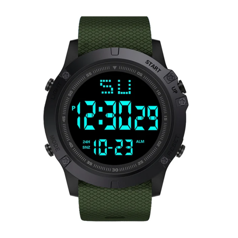 Men’s Digital Outdoor Watch Water Resistant Sports Wristwatch – product view 2 | Great Lakes Outdoor