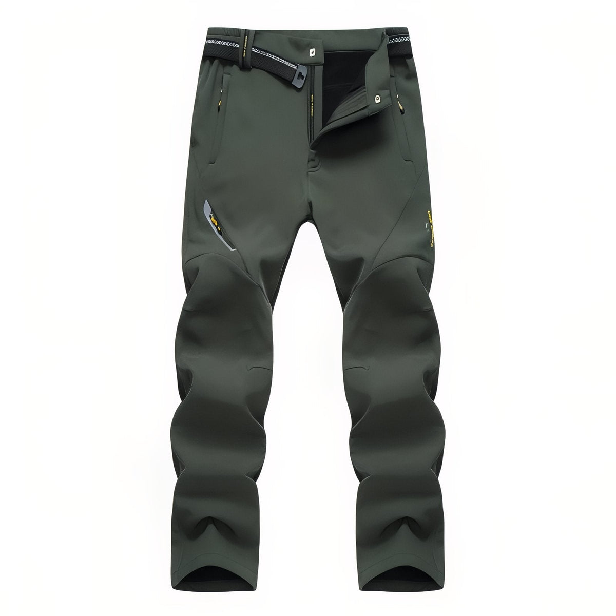 Men's Fleece Lined Hiking Pants Waterproof Thermal Trail Trousers – product view 1 | Great Lakes Outdoor