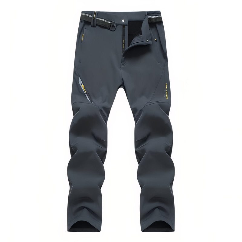 Men's Fleece Lined Hiking Pants Waterproof Thermal Trail Trousers – product view 14 | Great Lakes Outdoor