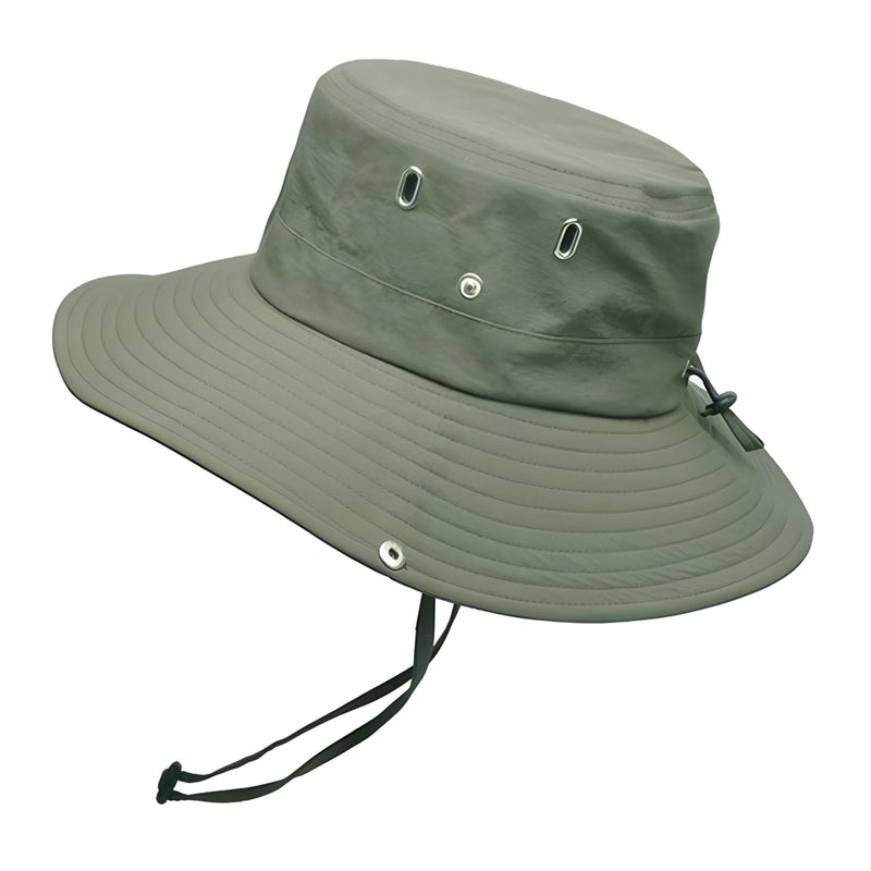 Men's Hiking Bucket Hat Wide Brim Outdoor Sun Protection Cap – product view 13 | Great Lakes Outdoor
